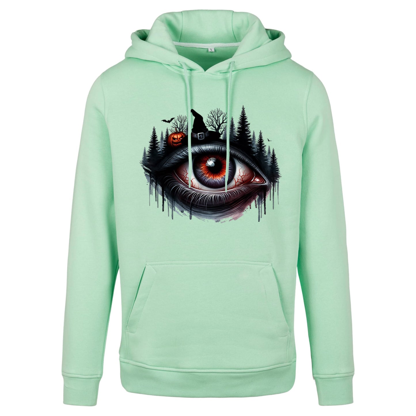 Hoodie - Halloween Auge Baum