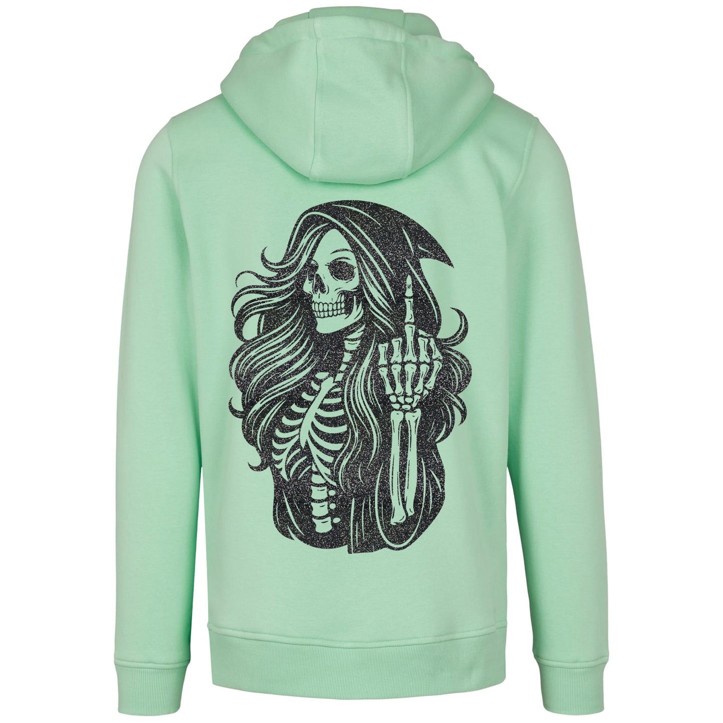 Hoodie - Skull Woman Mittelfinger