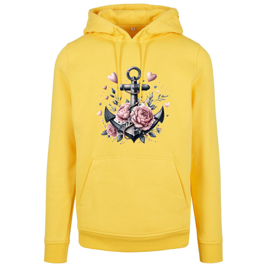 Hoodie - Anker Schwarz