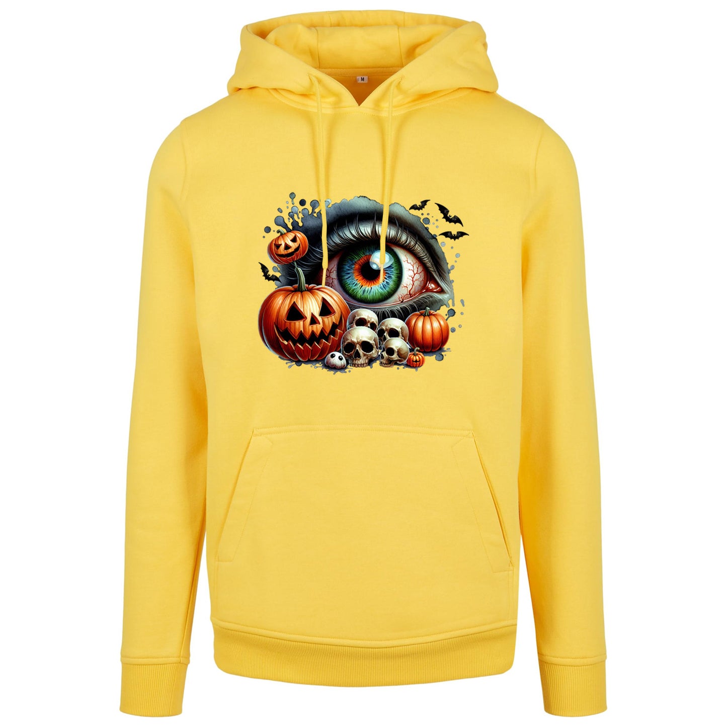 Hoodie - Halloween Kürbis Totenkopf