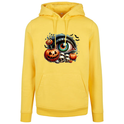 Hoodie - Halloween Kürbis Totenkopf