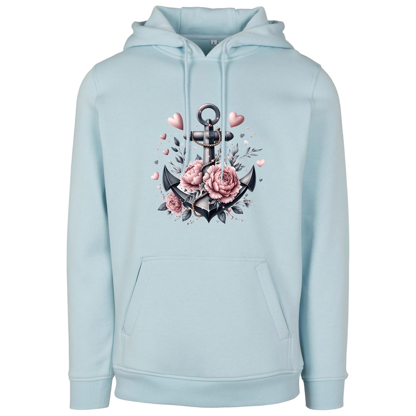 Hoodie - Anker Schwarz