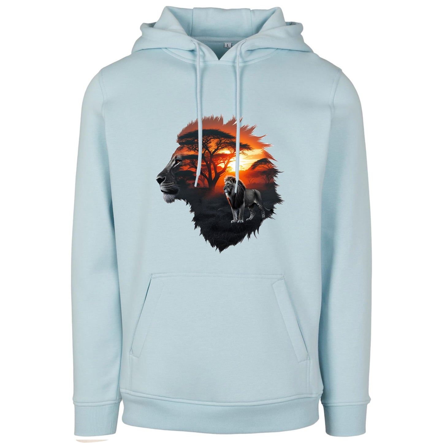 Hoodie - Löwe - Nicht aufgeben