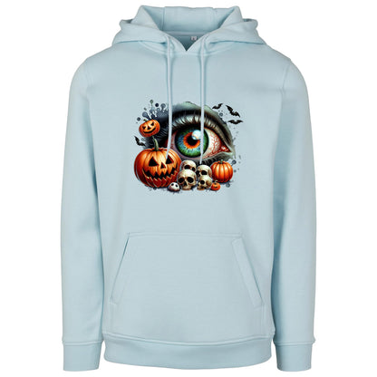 Hoodie - Halloween Kürbis Totenkopf