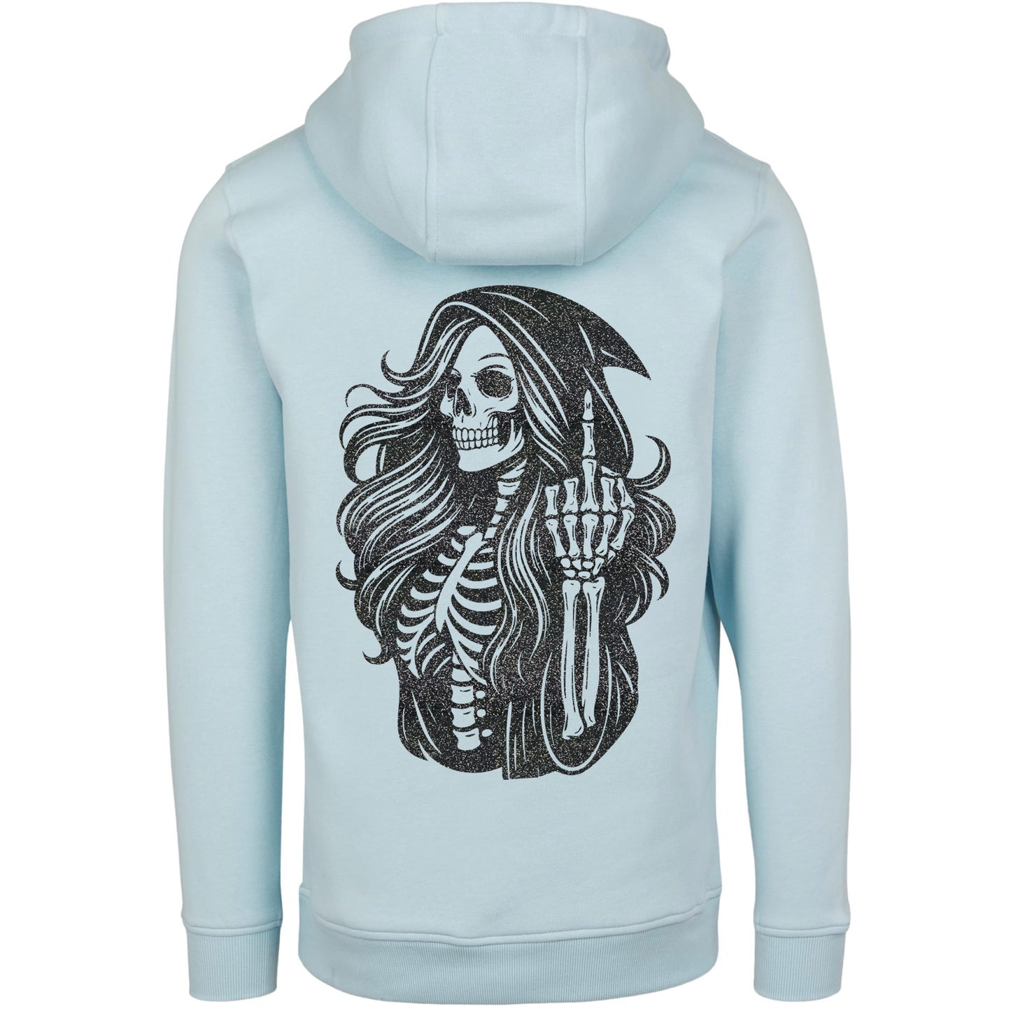Hoodie - Skull Woman Mittelfinger