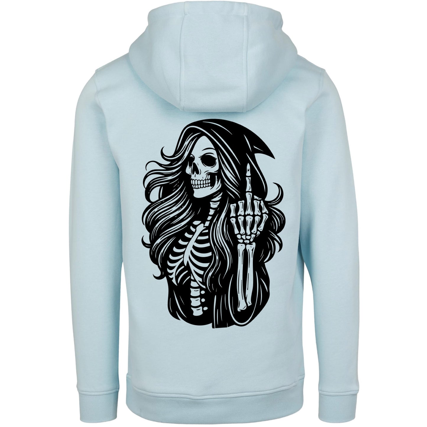 Hoodie - Skull Woman Mittelfinger