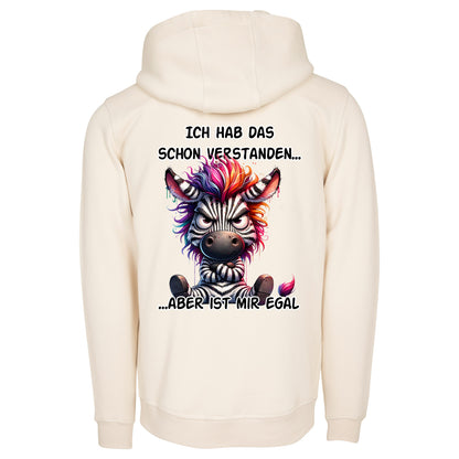 Hoodie - Ich hab das schon verstanden.. Zebra