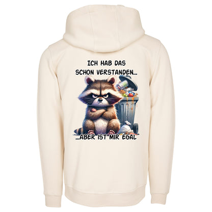 Hoodie - Ich hab das schon verstanden.. Waschbär