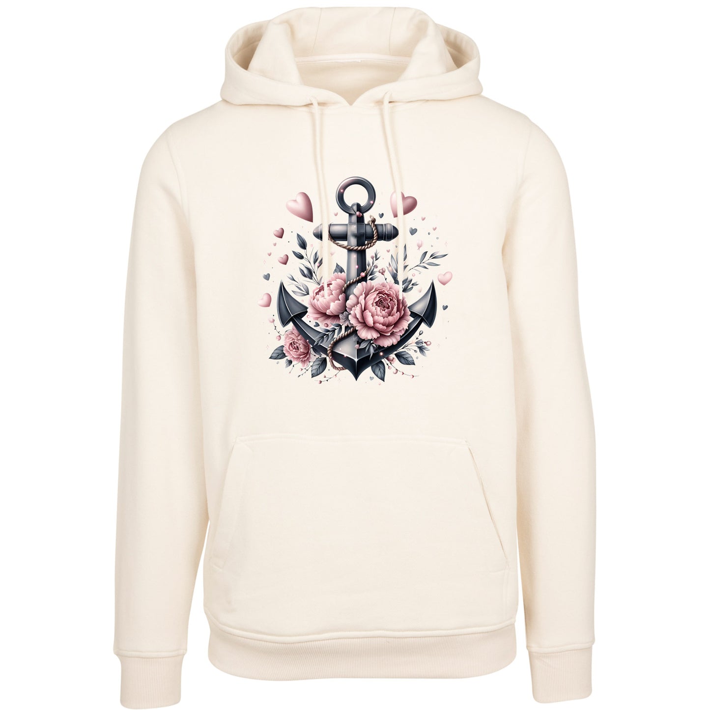 Hoodie - Anker Schwarz