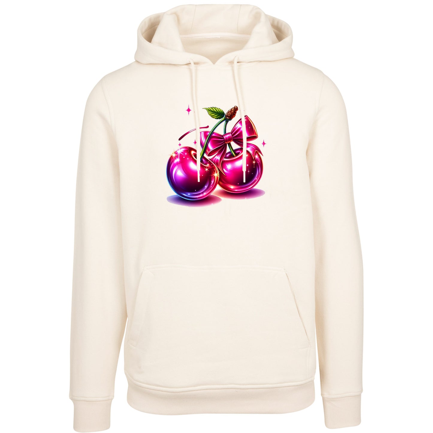 Hoodie - Pink Cherry Kirsche