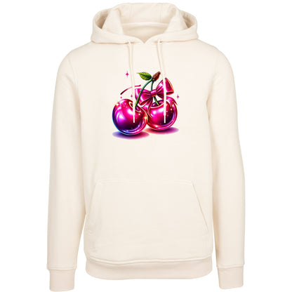 Hoodie - Pink Cherry Kirsche