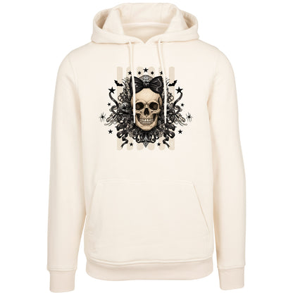 Hoodie - Black Ribbon Skull