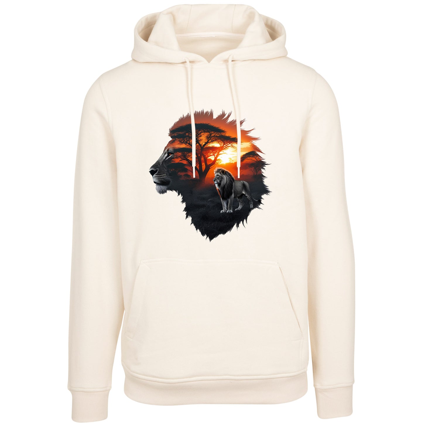 Hoodie - Löwe - Nicht aufgeben