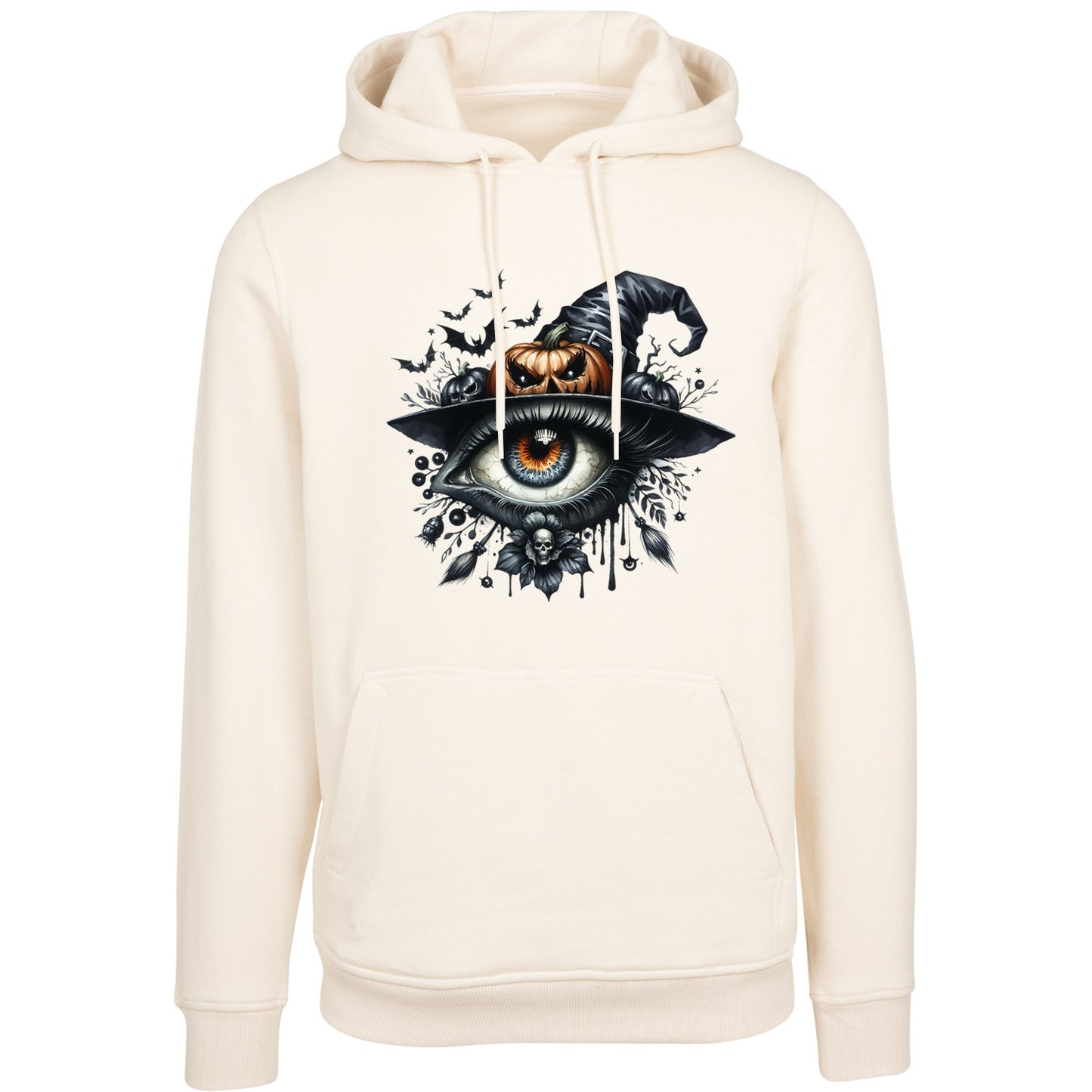 Hoodie - Halloween Auge Kürbis Hut