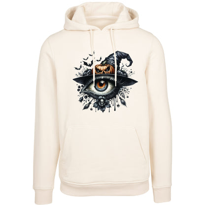Hoodie - Halloween Auge Kürbis Hut