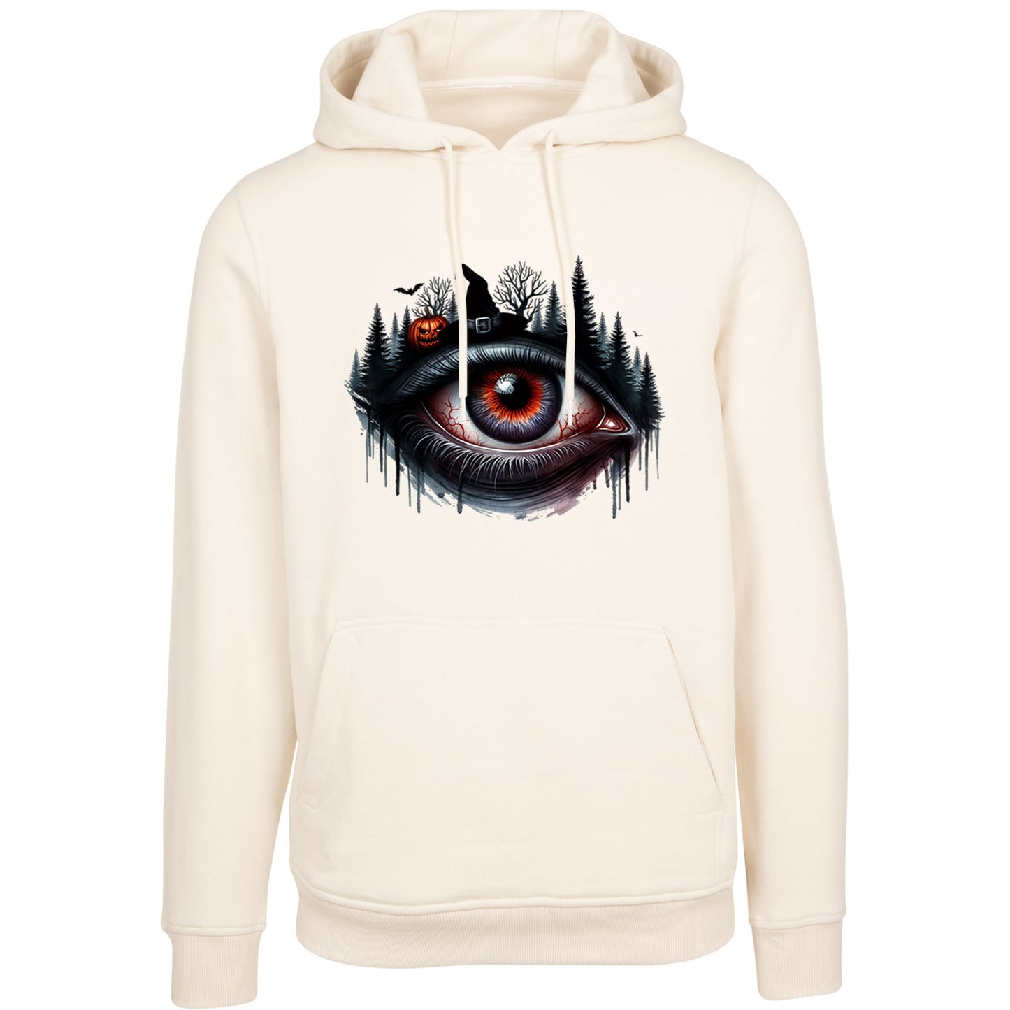 Hoodie - Halloween Auge Baum