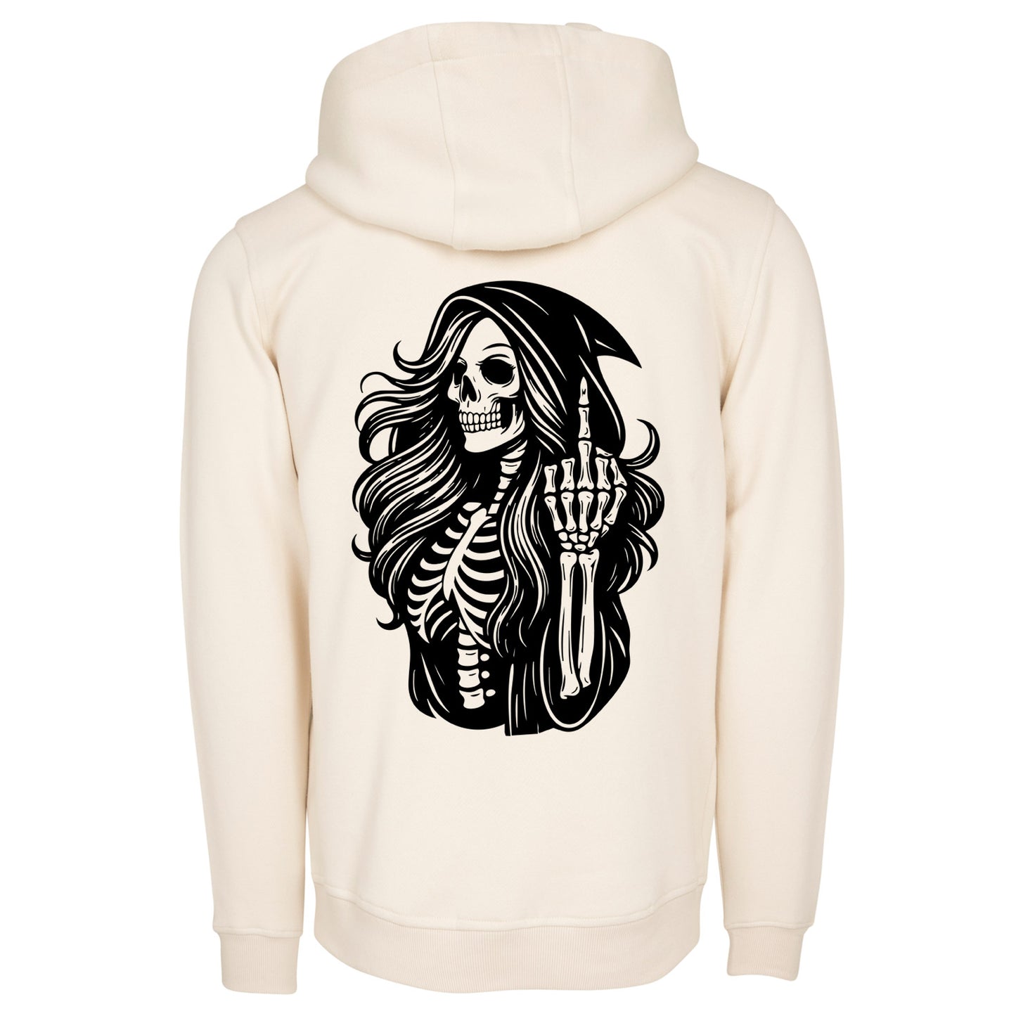 Hoodie - Skull Woman Mittelfinger