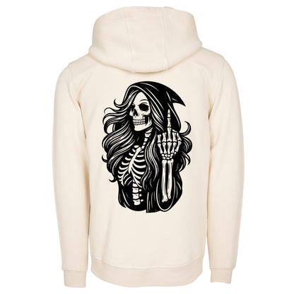 Hoodie - Skull Woman Mittelfinger