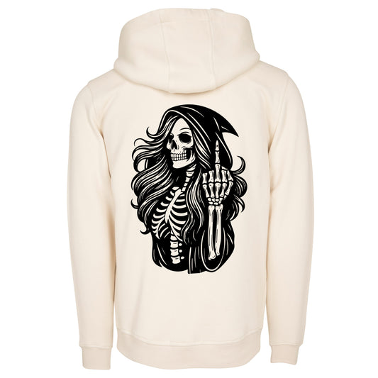 Hoodie - Skull Woman Mittelfinger