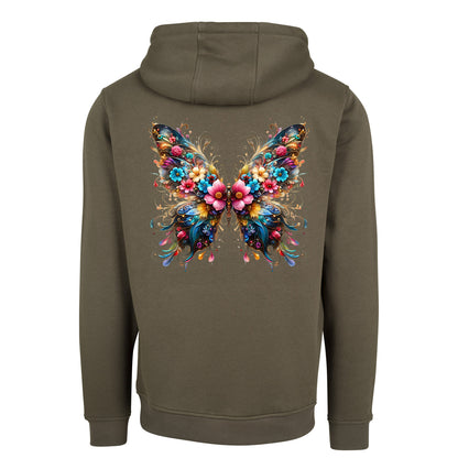ZIP Hoodie - Flower Butterfly