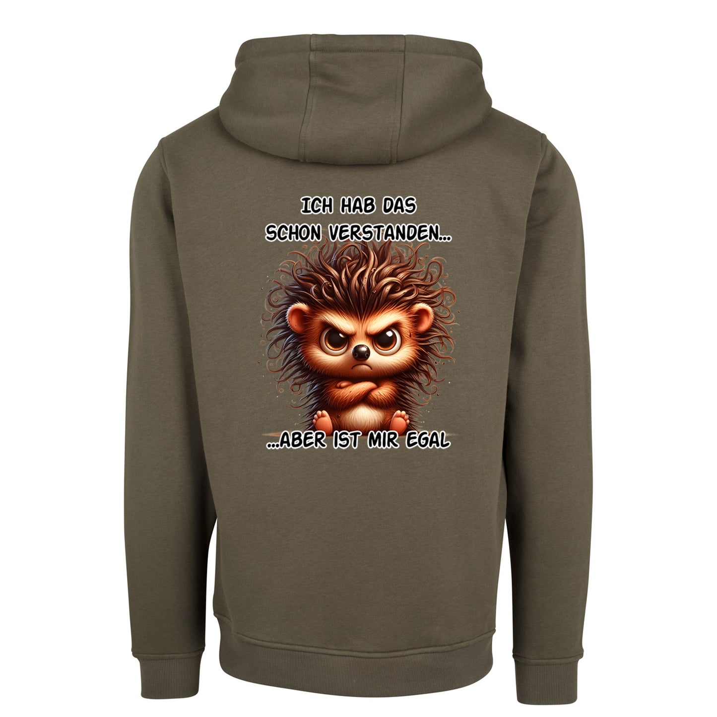 ZIP Hoodie - Ich hab das schon verstanden... Igel