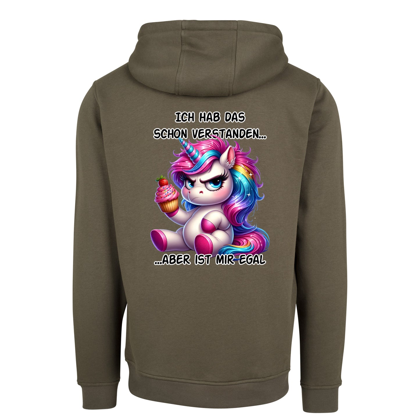 ZIP Hoodie - Ich hab das schon verstanden... Einhorn