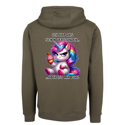 ZIP Hoodie - Ich hab das schon verstanden... Einhorn