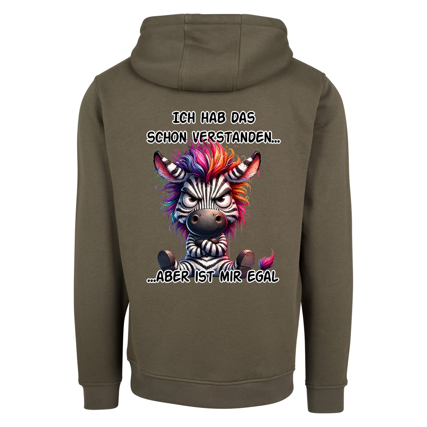 ZIP Hoodie - Ich hab das schon verstanden... Zebra