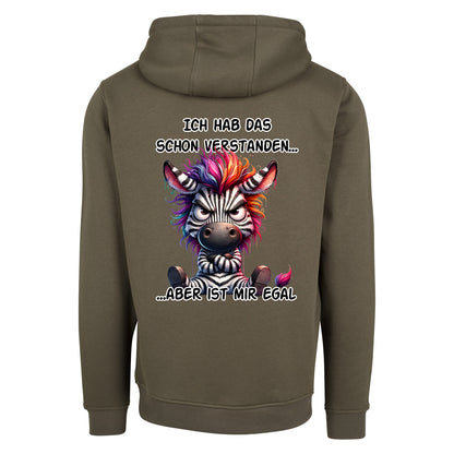 ZIP Hoodie - Ich hab das schon verstanden... Zebra