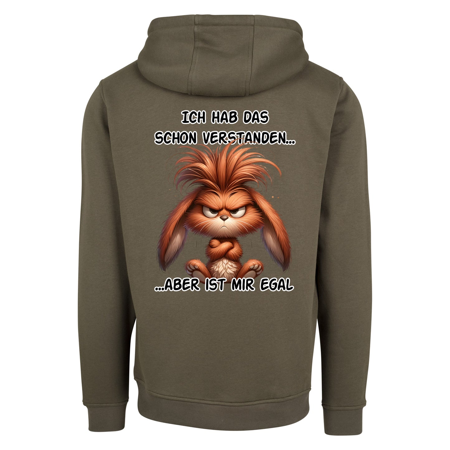 ZIP Hoodie - Ich hab das schon verstanden... Hase