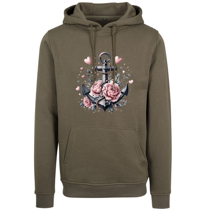Hoodie - Anker Schwarz