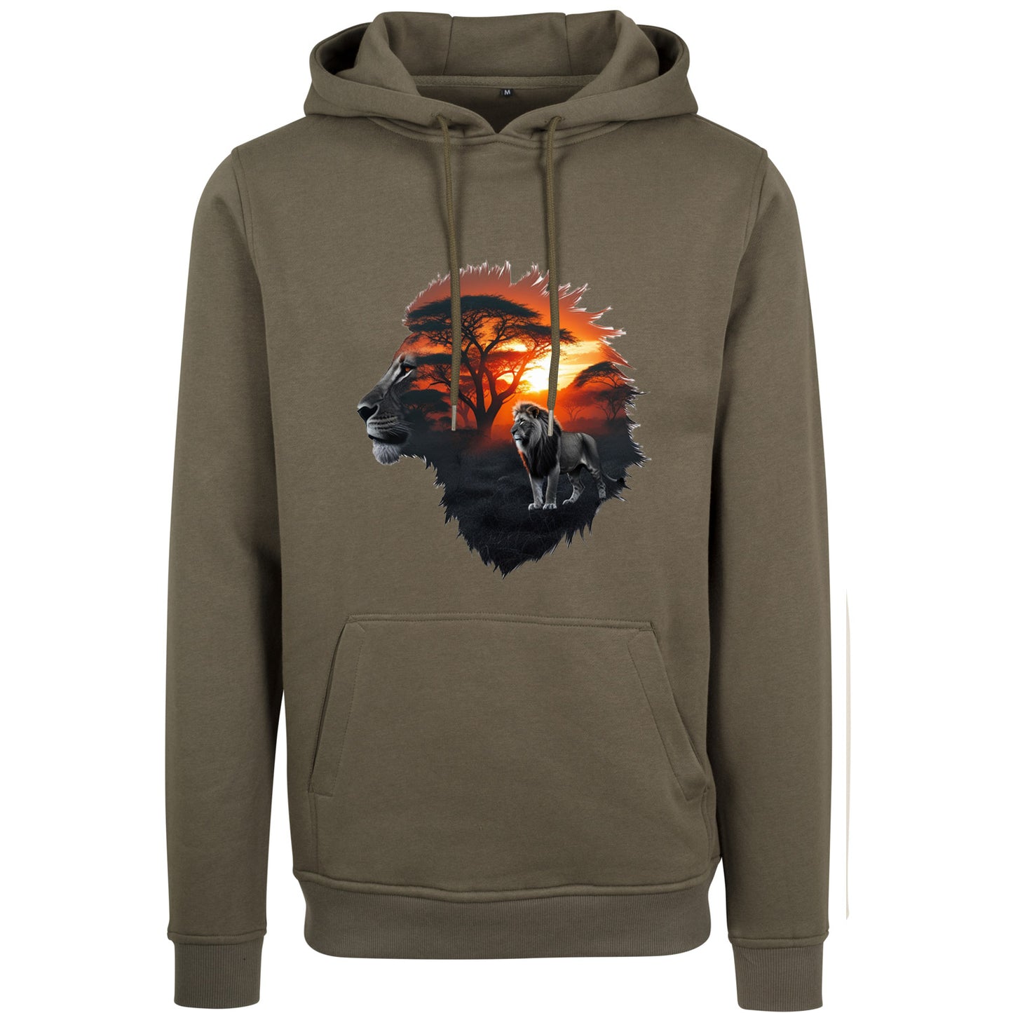 Hoodie - Löwe - Nicht aufgeben