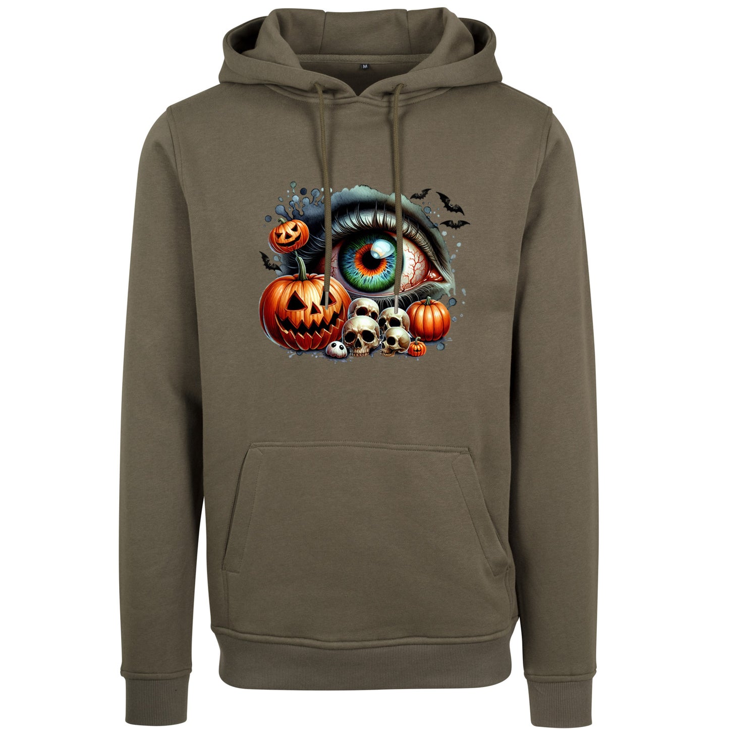 Hoodie - Halloween Kürbis Totenkopf