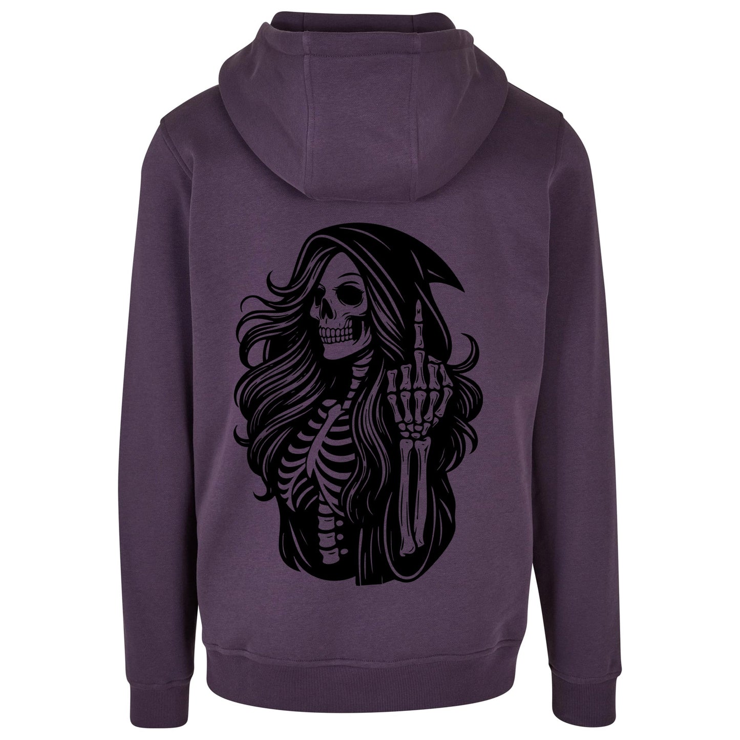 Hoodie - Skull Woman Mittelfinger