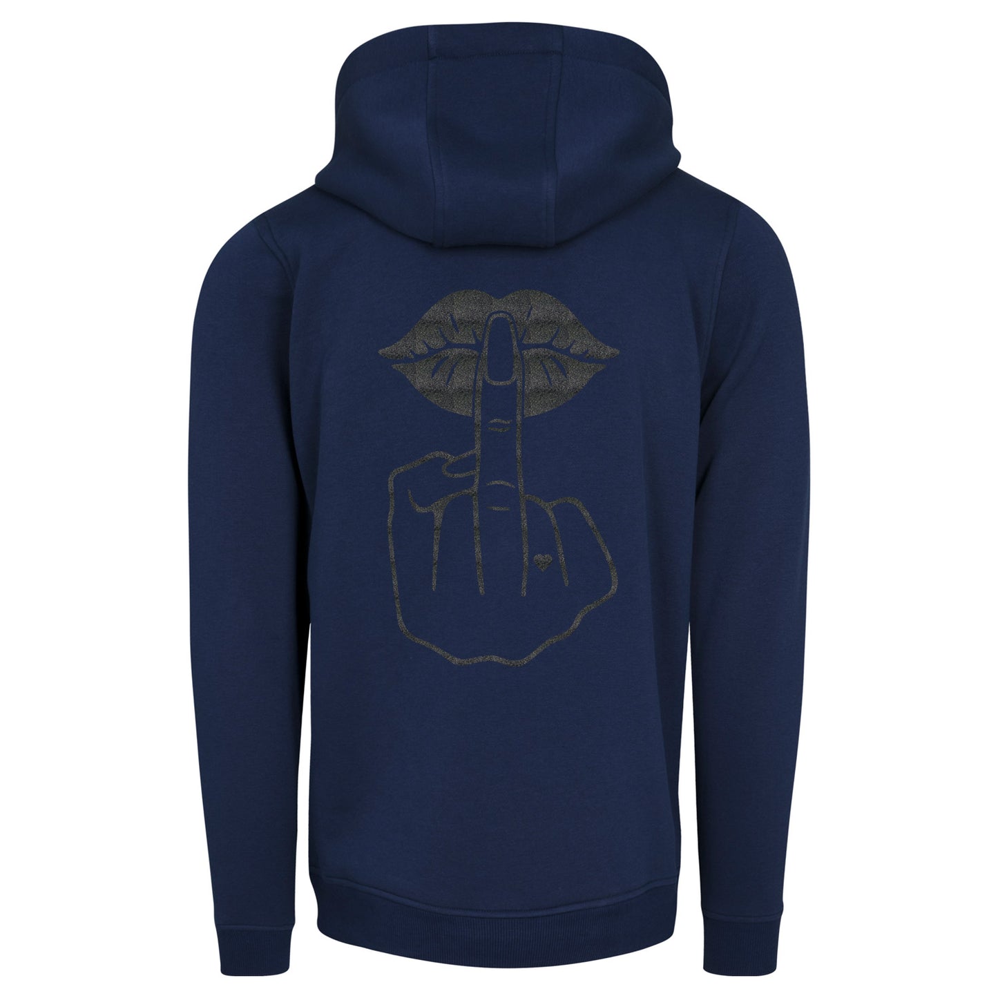 Hoodie - Lippen Lips Mittelfinger