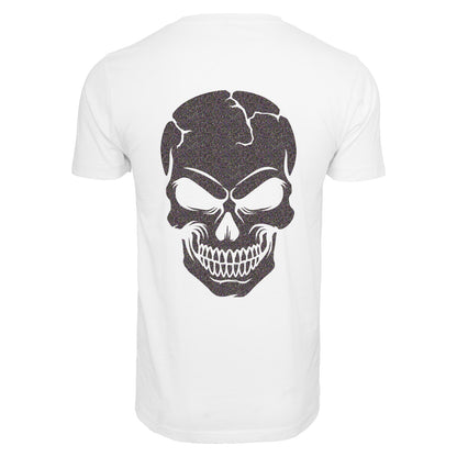 T-Shirt Shirt -  Skull Head Glitzer Multi Druck - verschiedene Farben zur Auswahl