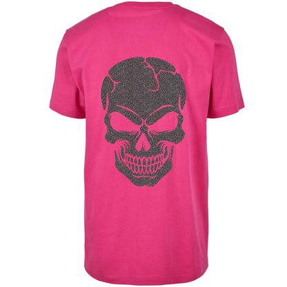 T-Shirt Shirt -  Skull Head Glitzer Multi Druck - verschiedene Farben zur Auswahl
