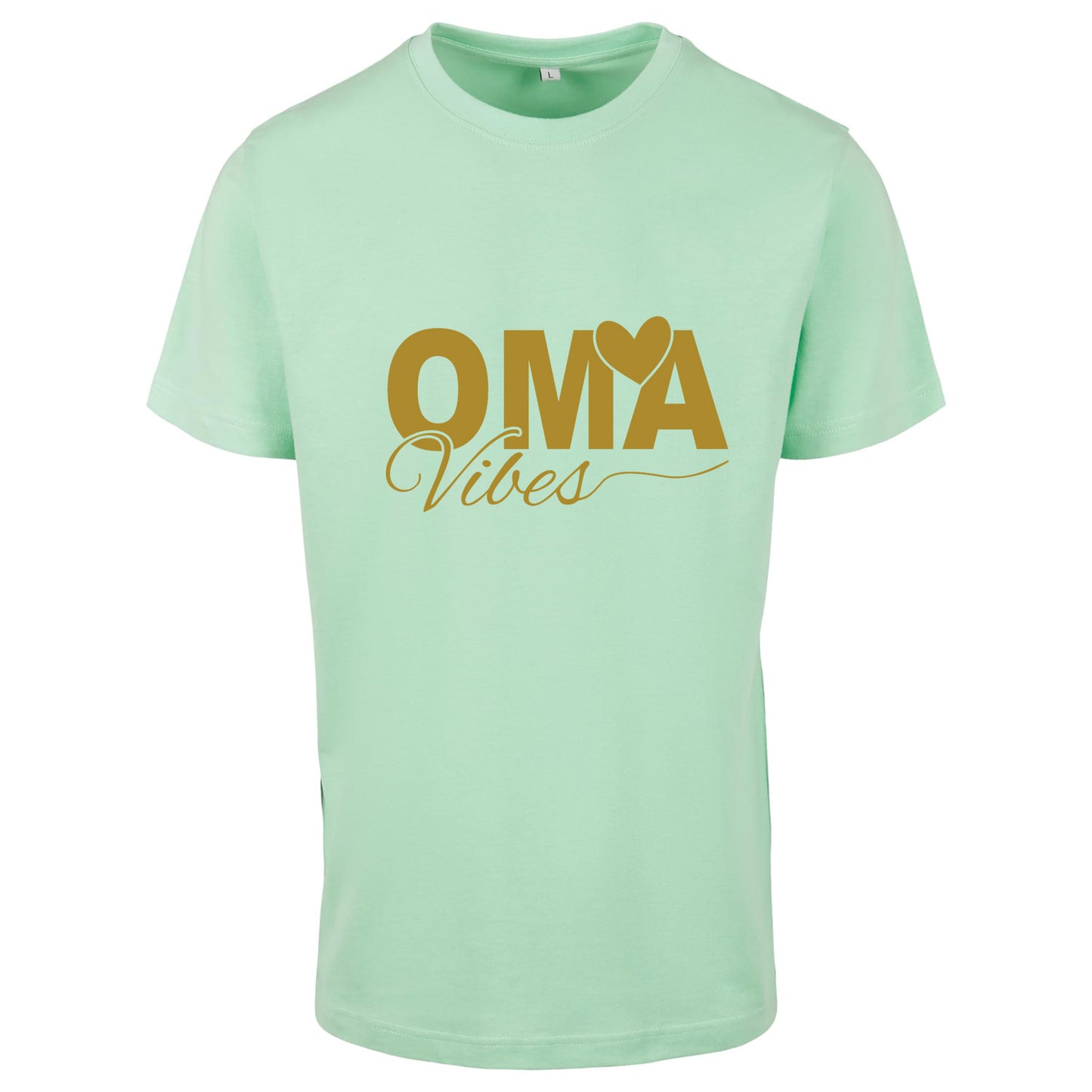 T-Shirt Shirt - Oma Vibes - Druck Gold Matt - verschiedene Farben zur Auswahl