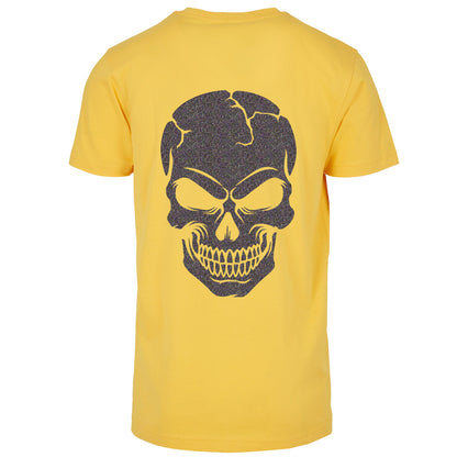 T-Shirt Shirt -  Skull Head Glitzer Multi Druck - verschiedene Farben zur Auswahl