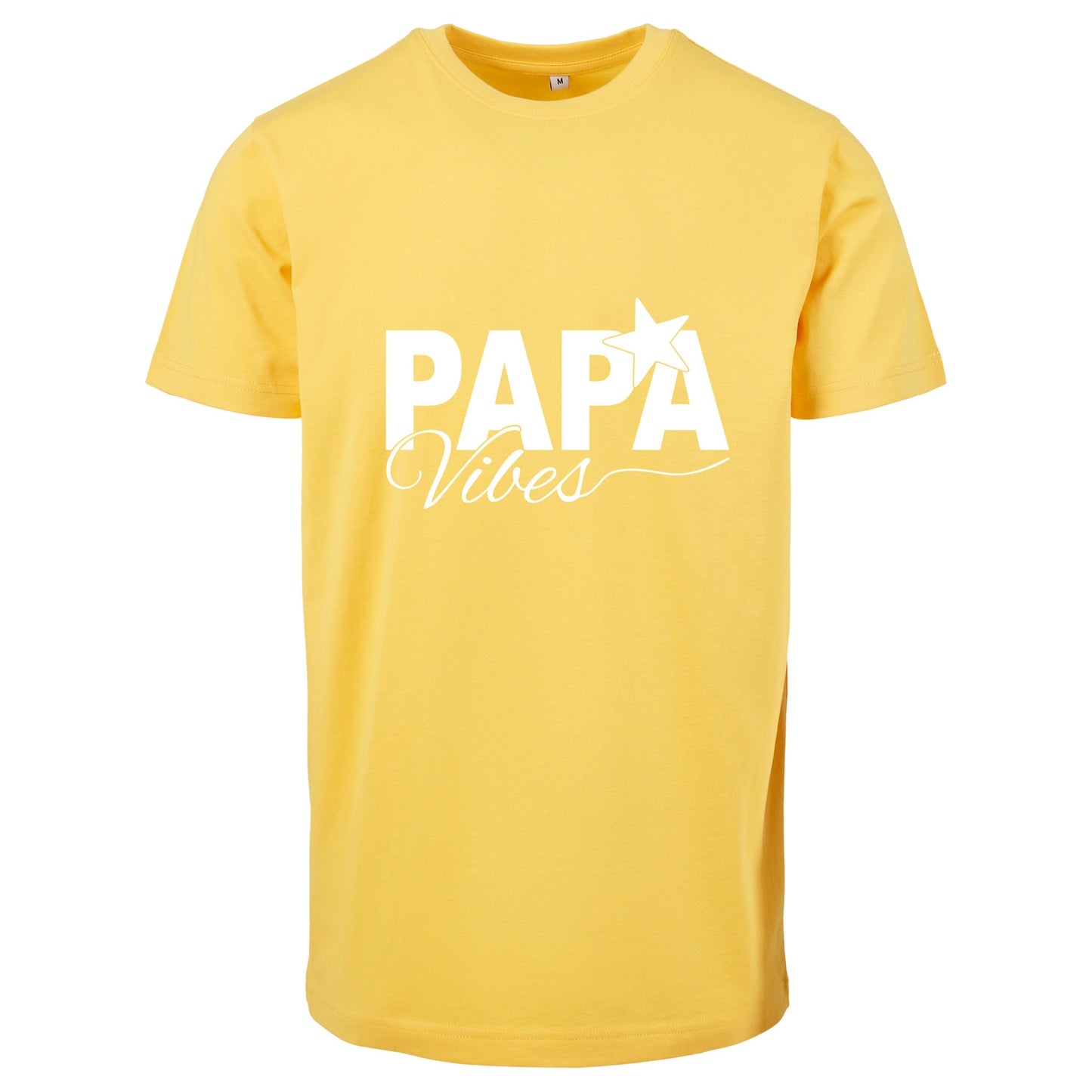 T-Shirt Shirt -Papa Vibes - Druck Weiß Matt - verschiedene Farben zur Auswahl