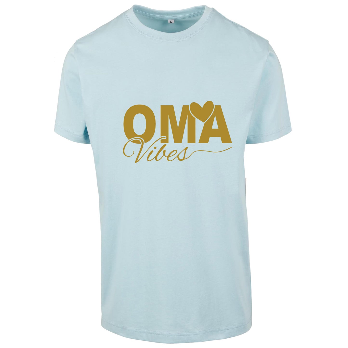 T-Shirt Shirt - Oma Vibes - Druck Gold Matt - verschiedene Farben zur Auswahl