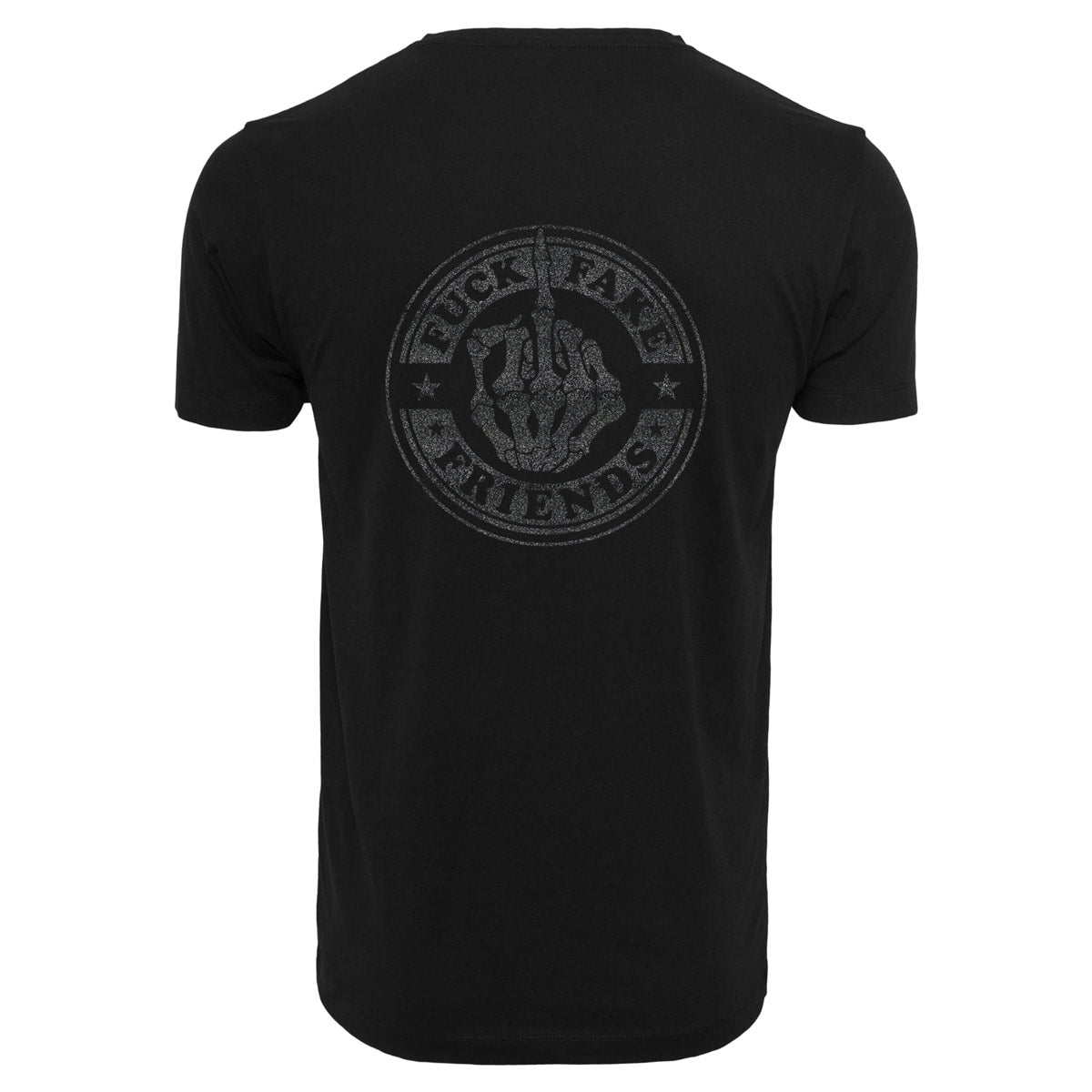 T-Shirt -  Fuck Fake Friends - Druck Schwarz -  verschiedene Farben zur Auswahl