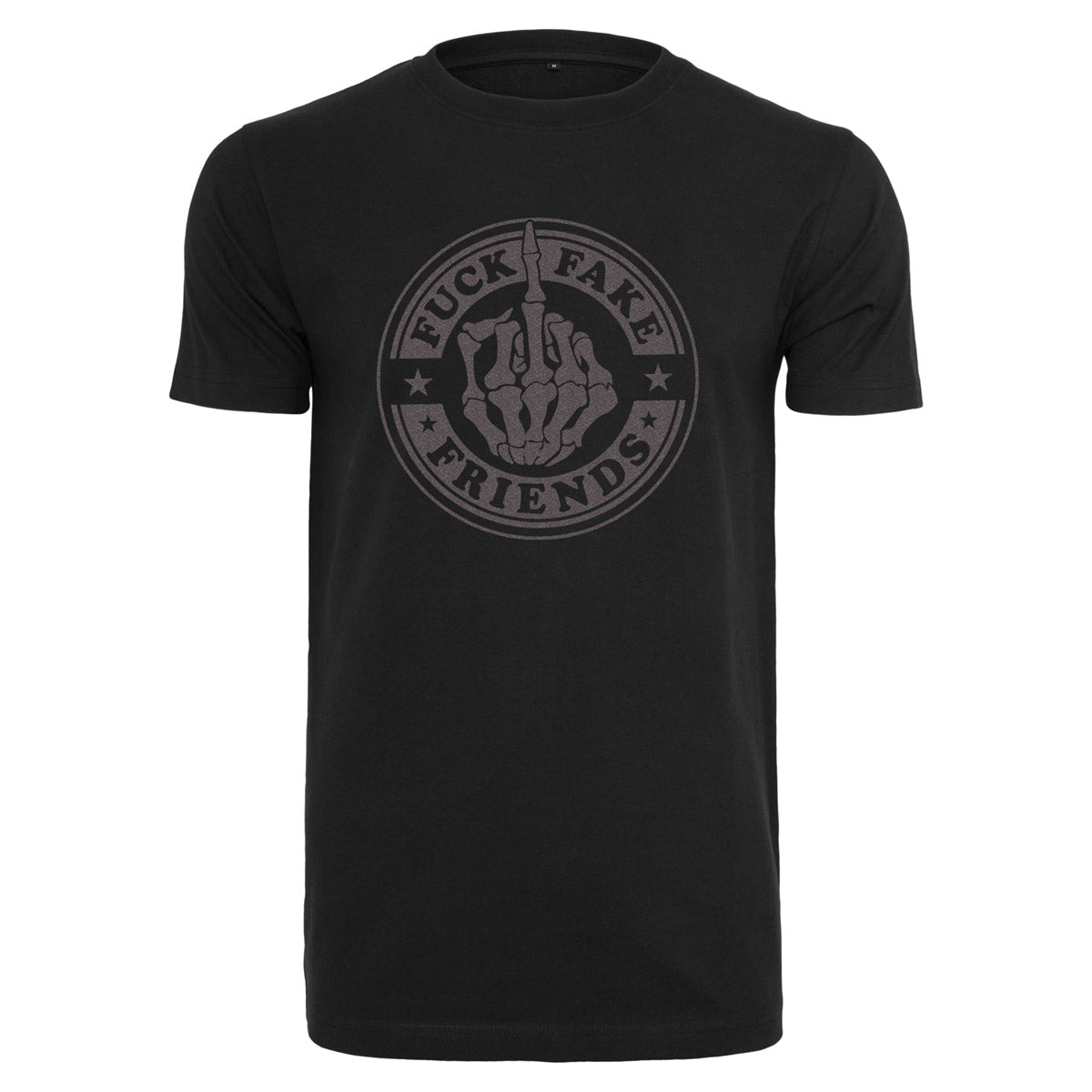 T-Shirt -  Fuck Fake Friends - Druck Multicolor -  verschiedene Farben zur Auswahl