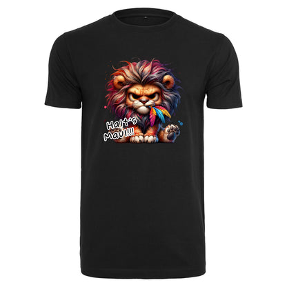 T-Shirt Shirt -  Löwe Halt´s Maul Druck - verschiedene Farben zur Auswahl