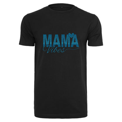 T-Shirt -  Mama Vibes - Druck Blau -  verschiedene Farben zur Auswahl