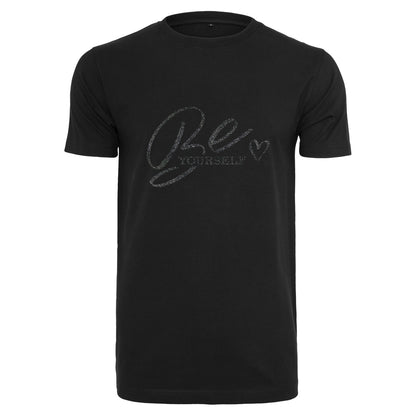 T-Shirt Shirt -  Be Yourself - Druck Schwarz - verschiedene Farben zur Auswahl
