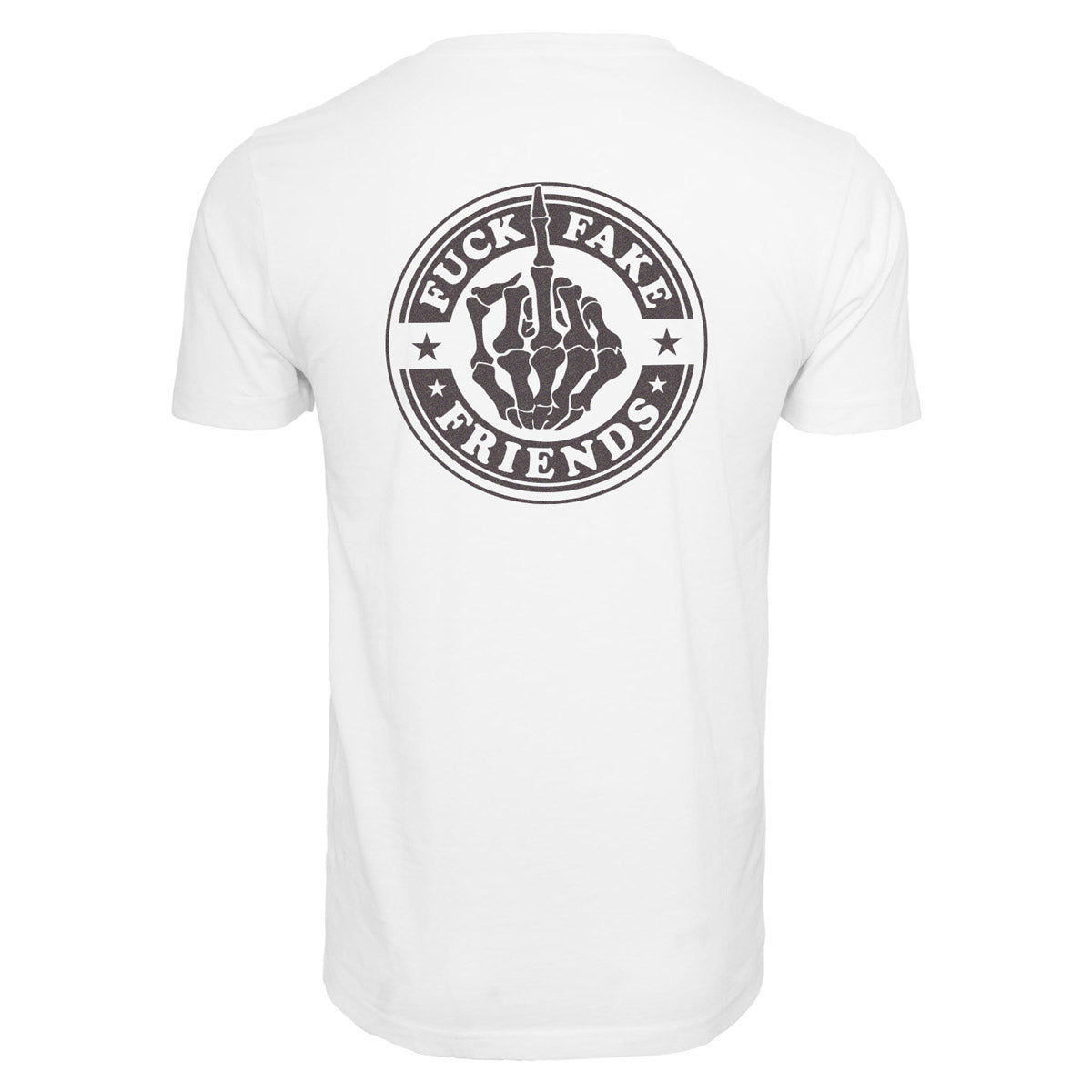 T-Shirt -  Fuck Fake Friends - Druck Multicolor -  verschiedene Farben zur Auswahl