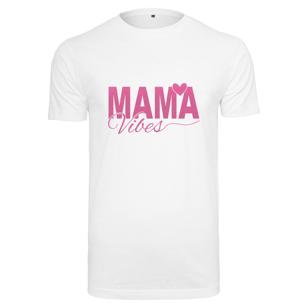 T-Shirt -  Mama Vibes - Druck Neon Rosa -  verschiedene Farben zur Auswahl