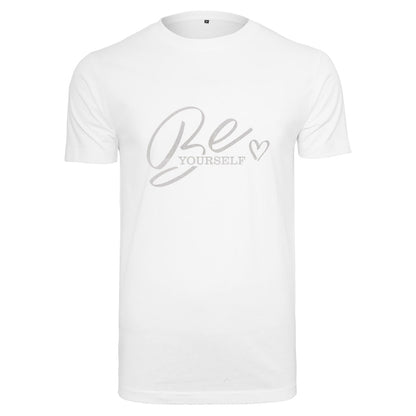 T-Shirt Shirt -  Be your Self - Druck Weiß Rainbow - verschiedene Farben zur Auswahl