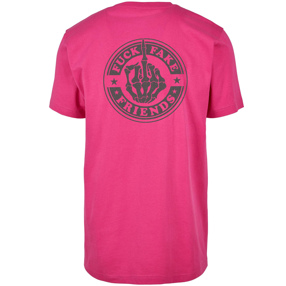 T-Shirt -  Fuck Fake Friends - Druck Multicolor -  verschiedene Farben zur Auswahl